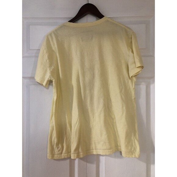 Britney Spears Shirt Womens XXL 2XL Yellow BRITNEY STRONGER Short Sleeve Cotton - Picture 3 of 4